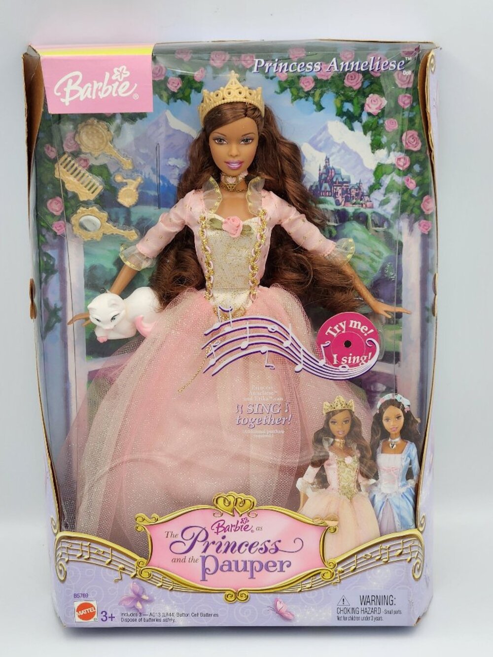 Barbie Princess Anneliese Doll Princess and the Pauper 2004  B5769 Collector Toy